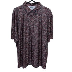 Ahead Performance Mens Moisture‎ Management Breathable Golf Polo Shirt Large NWT